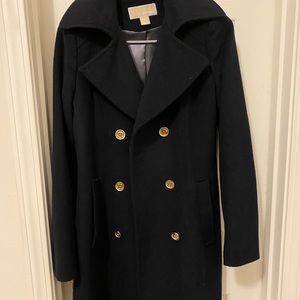 Michael Kors Navy Blue Coat